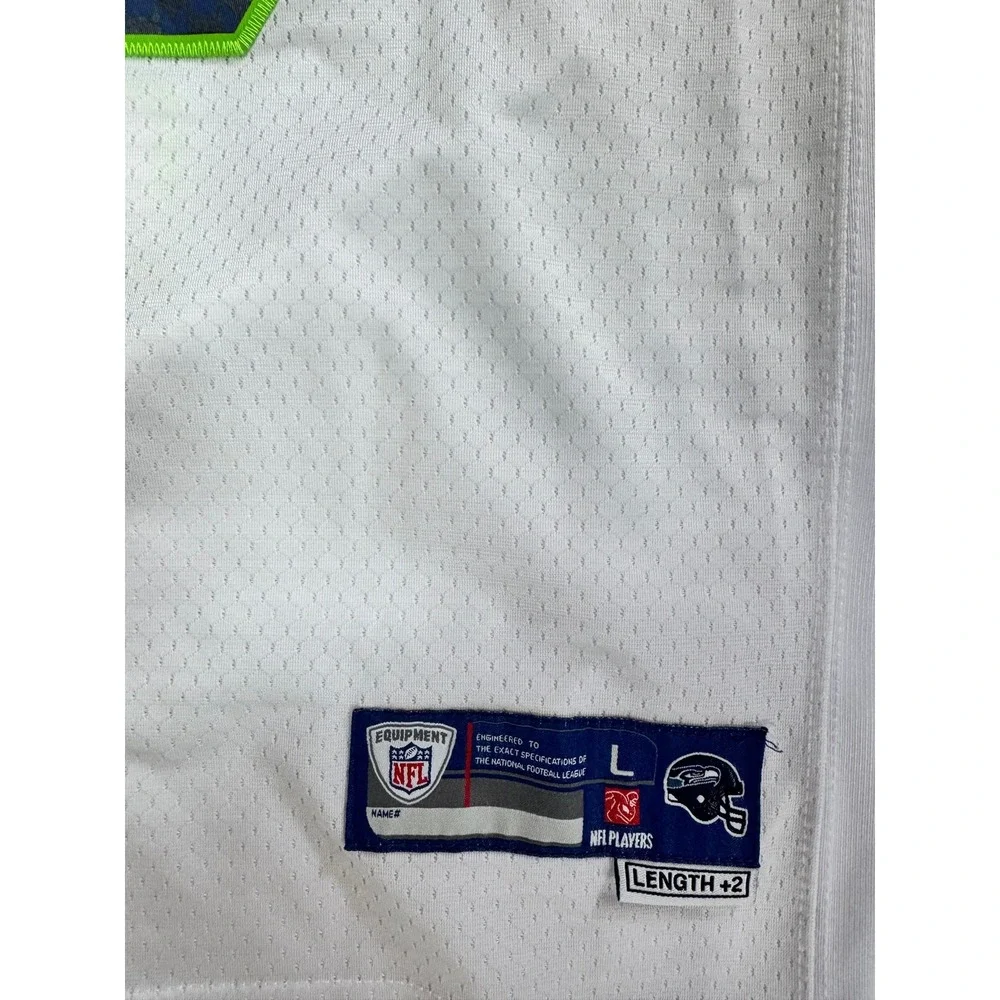 Seattle Seahawks Russell Wilson 3 Football NFL Nike Jersey Youth Large White +2